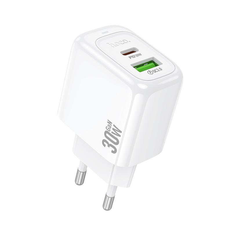 Зарядное устройство для телефона Hoco CS55A Surplus PD30W+QC3.0 charger White (24715)