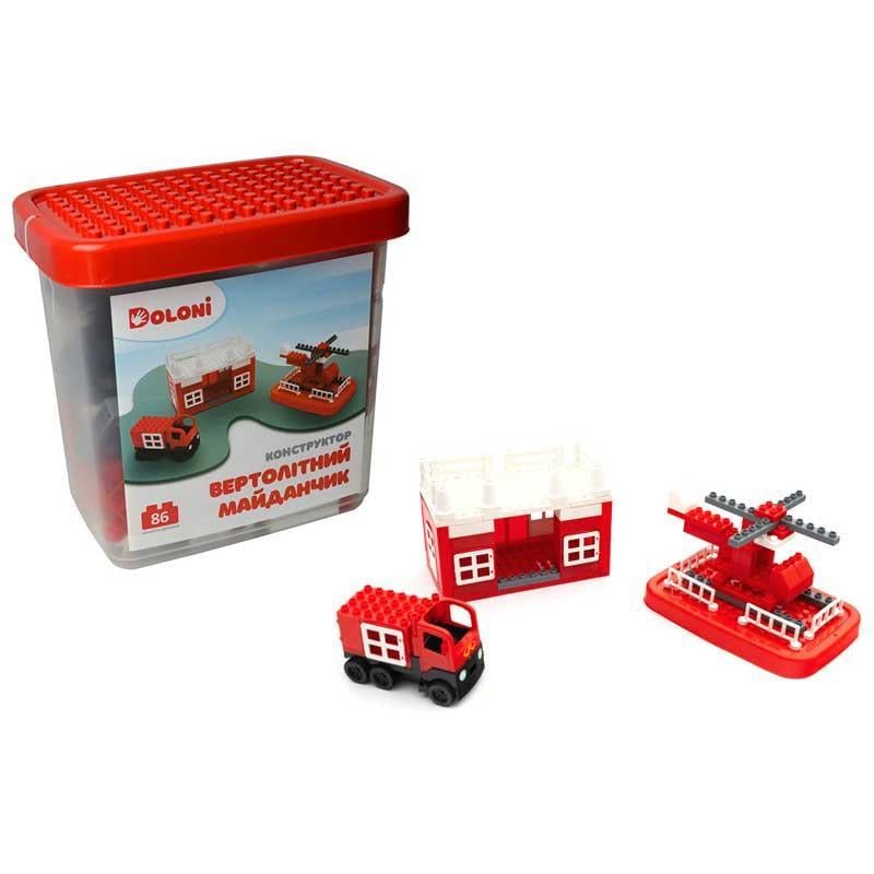 Конструктор Вертолетная Площадка 86 деталей (31955367)