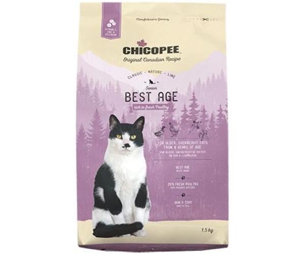 Корм сухий для собак Chicopee Classic Nature Line Senior Best Age 1,5 кг