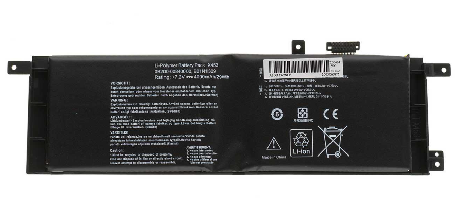 Аккумулятор для ноутбука Asus X553 X553MA X553SA 4000 mAh 72V 29 Wh