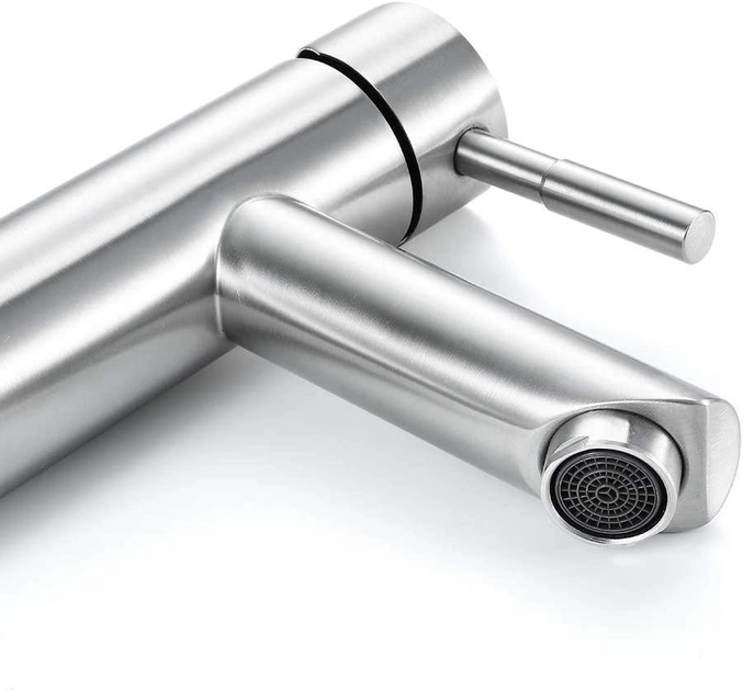 Змішувач для умивальника Wezer EKO1A-01 Сатин (SQ-1034638) - фото 2 Змішувач для умивальника Wezer EKO1A-01 Сатин (SQ-1034638) - фото 2