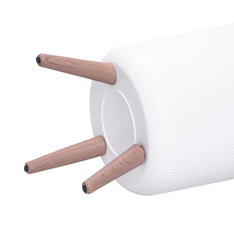 Мусорное ведро с клик-крышкой 10 л Белый - фото 6