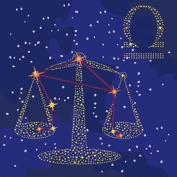 Картина по номерам Идейка Абстракция Знак зодиака Весы 50х50 см в коробке (КН9503-mt)