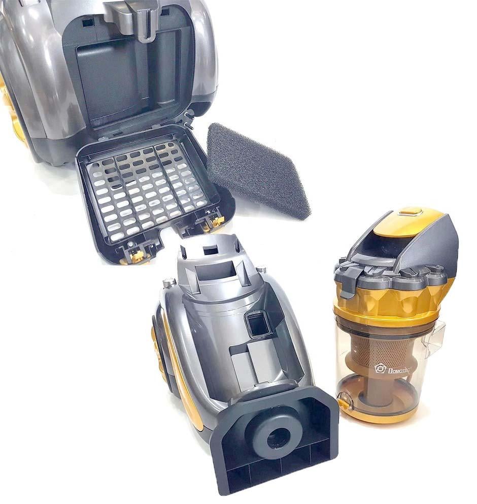 Пилосос циклонний MS 4408 3600W HEPA з турбощіткою/без мішка - фото 8