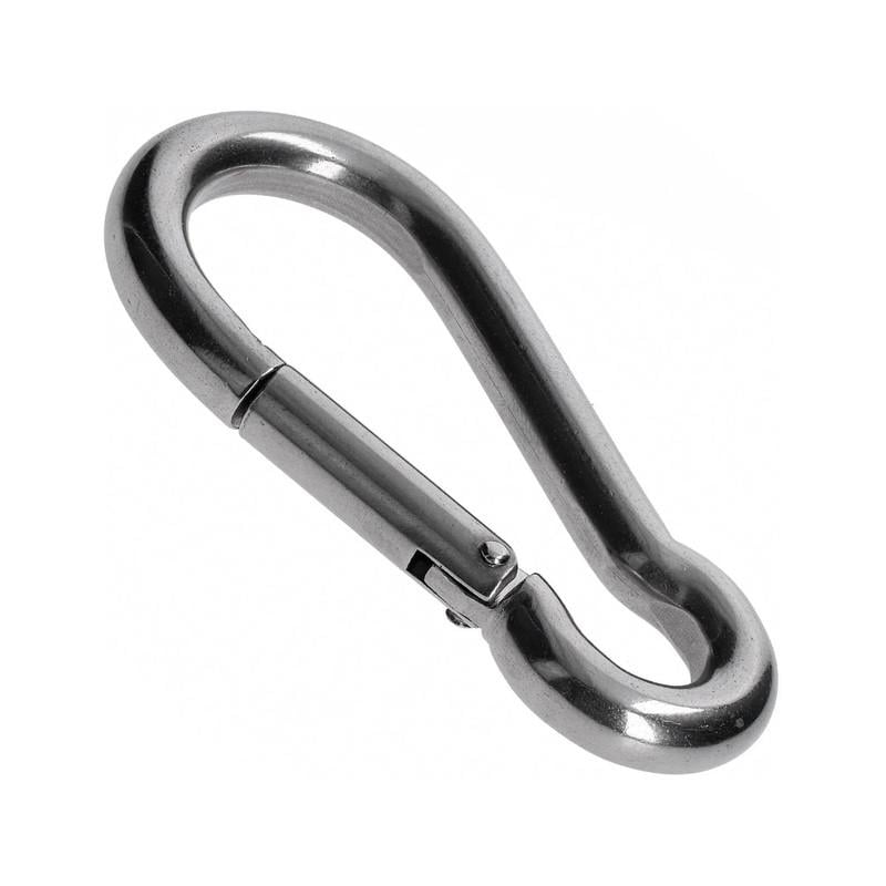 Карабін Metalvis DIN 5299 C ø 14х180 мм пожежний цинк 1 шт. Білий (3KR20P00003KR14180)