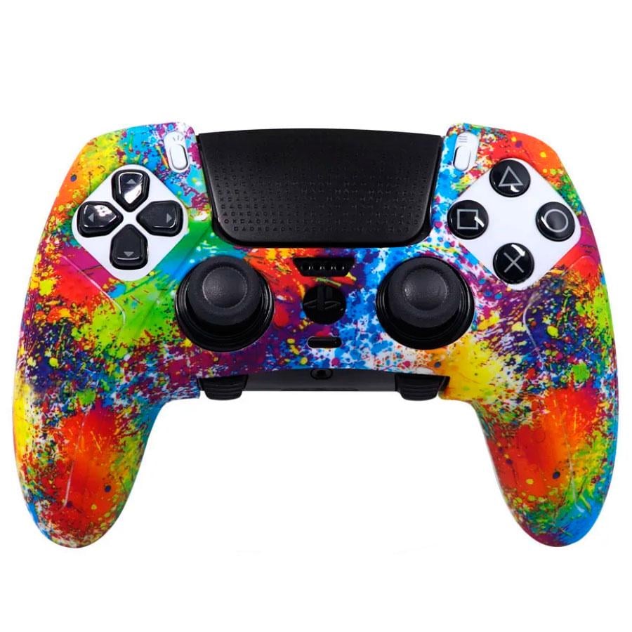 Чехол для геймпада силиконовый PS5 Dualsense Edge Принт multicolor (HS-41003316)