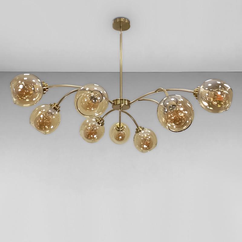 Люстра підвісна Light House LS-18068-9 Бронзовий/Коричневий