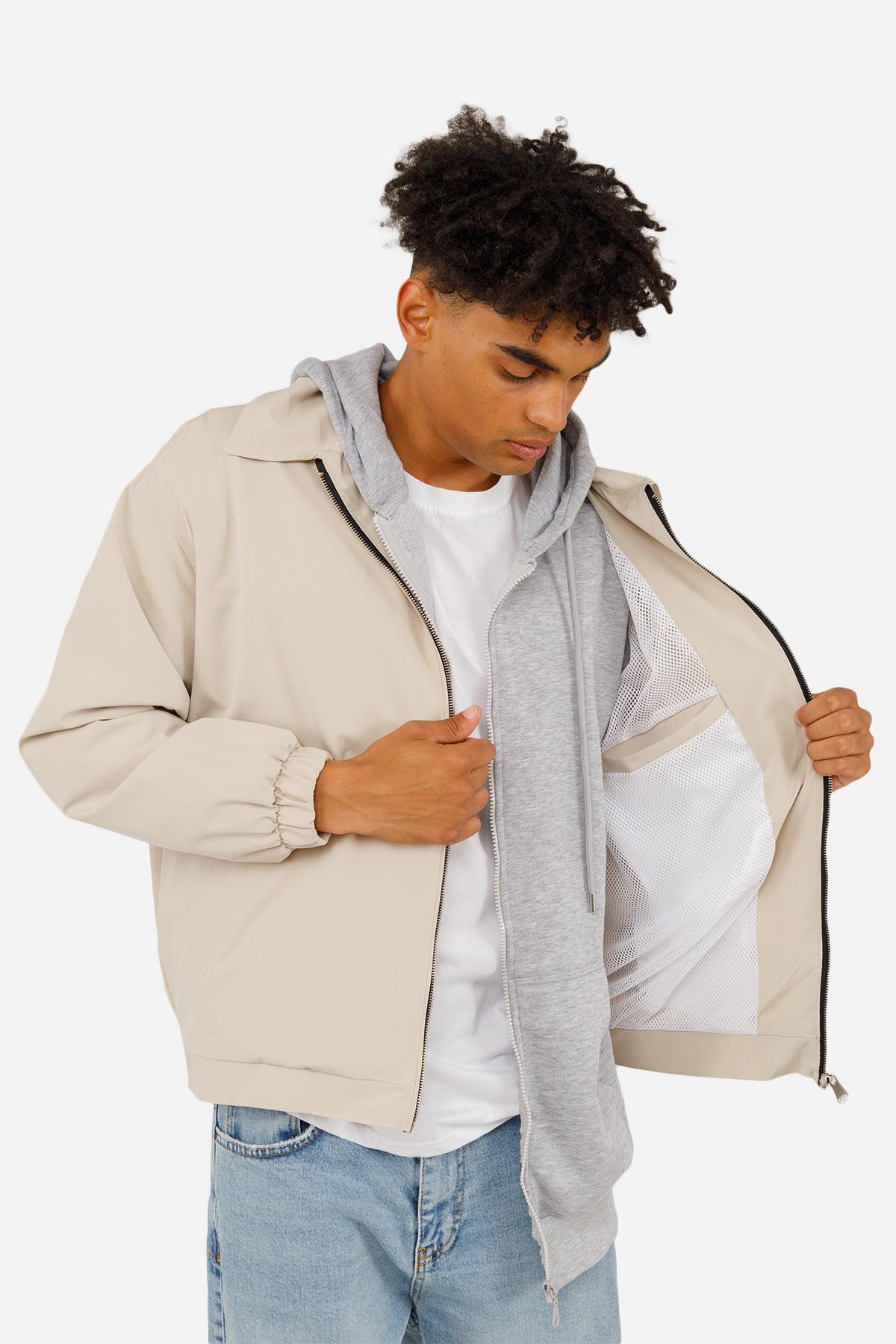 Вітровка чоловіча р. 52 Бежевий - фото 6 Вітровка чоловіча р. 52 Бежевий - фото 6