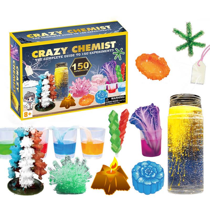 Набор детский обучающий для химических экспериментов Crazy Chemist 150 экспериментов (34629947)