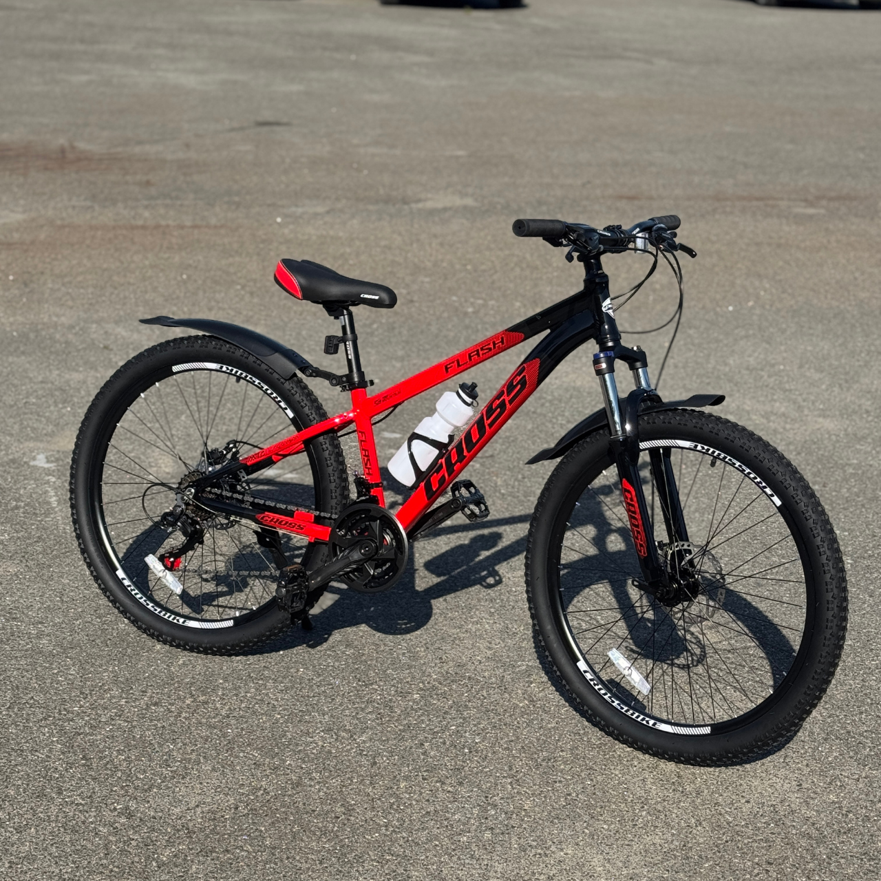 Велосипед Cross 24" Flash 2025 Рама-12" Red/Black
