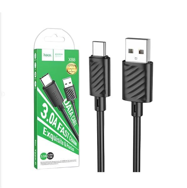 Кабель Hoco X88 Type-C 1 м Черный (00000012255-1)