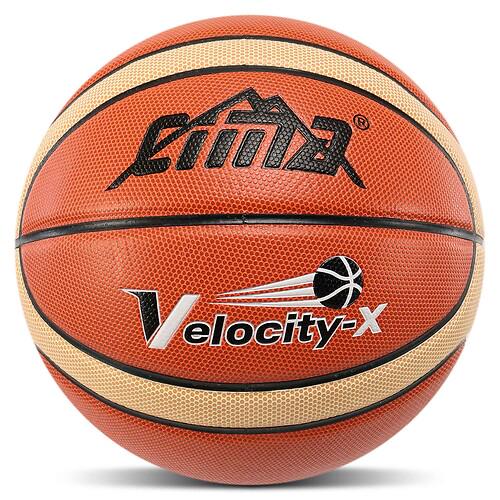 Мяч баскетбольный CIMA BA-5989 VELOCITY-X №7 Оранжево-белый (34087920)
