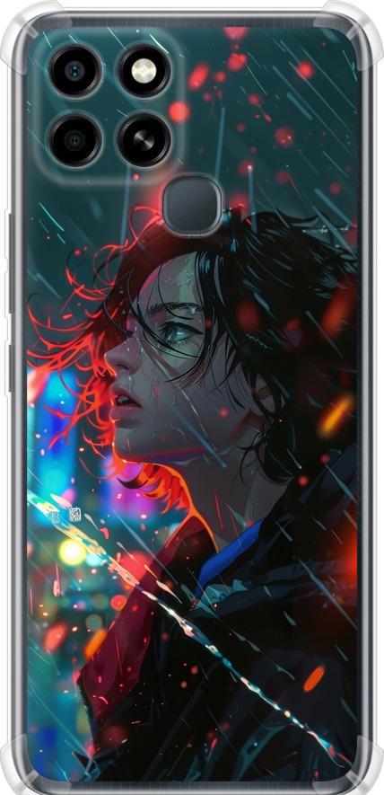 Чехол на Infinix Smart 6 Ночные огни (6096sp-2758-42517) Чехол на Infinix Smart 6 Ночные огни (6096sp-2758-42517)