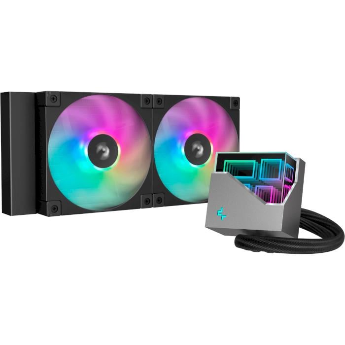 Система охолодження DeepCool Gammaxx LT240 з 240 мм радіатором та ARGB вентиляторами (621632)