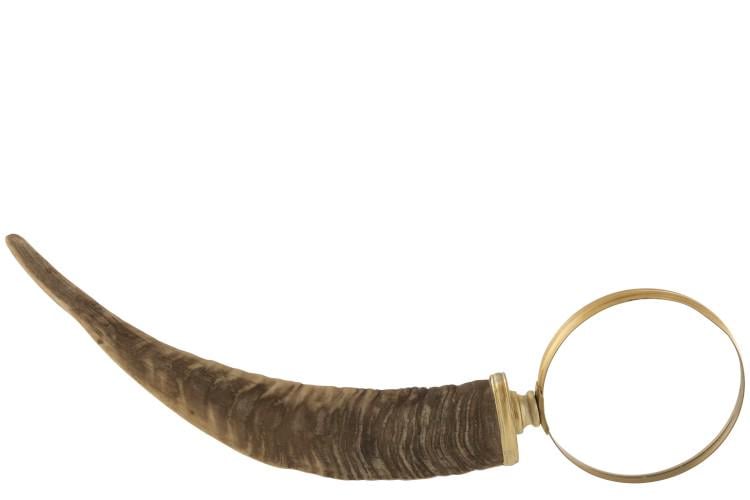 Збільшувальне скло J-LINE з ручкою у вигляді рогу 37 см