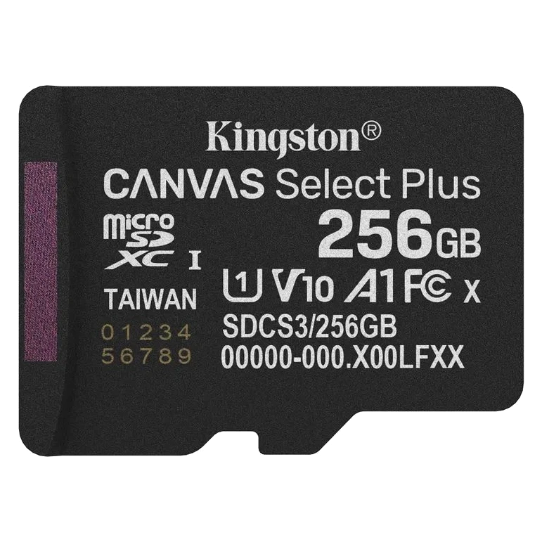 Карта пам'яті Kingston microSD C10 UHS-I A1 V10 R150MB/s 256GB (2864529462)