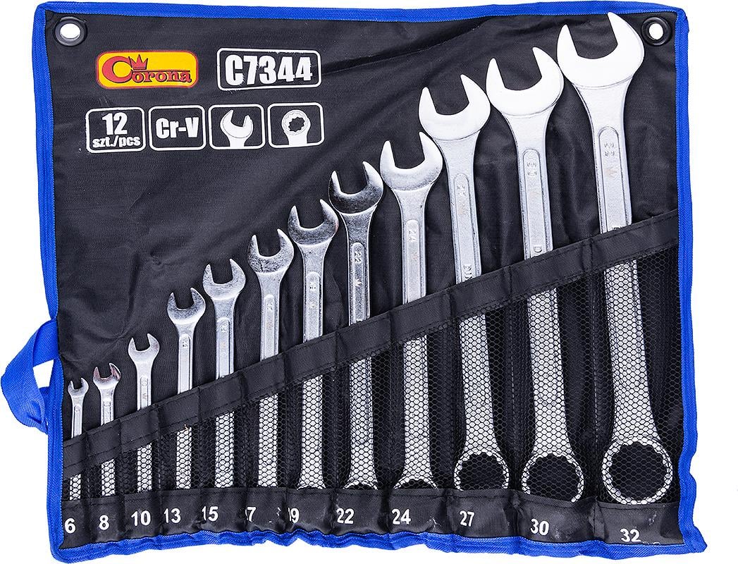 Набор ключей рожково-накидных Richmann в чехле 12 шт. 6-32 мм (C7344)