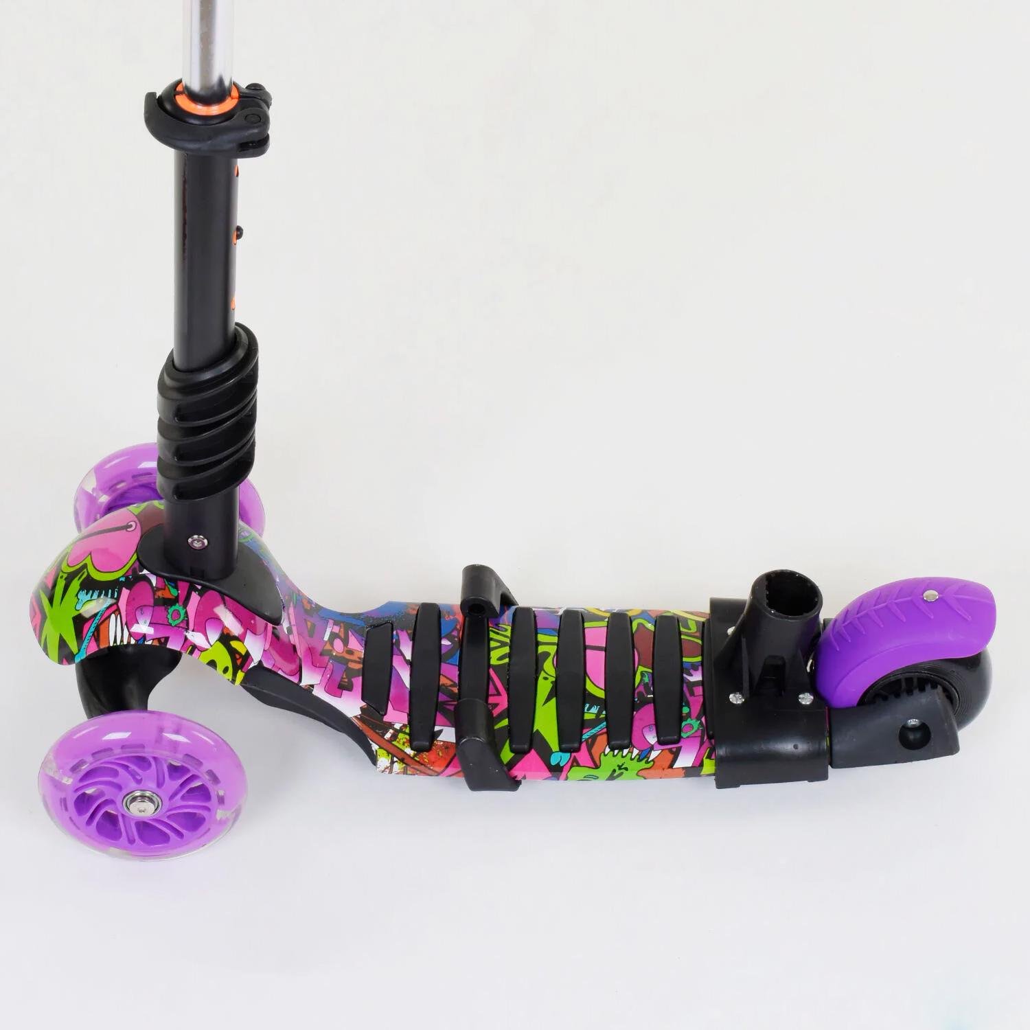 Самокат Best Scooter Абстракция 5в1 PU колеса с подсветкой Multicolor (74062) - фото 5