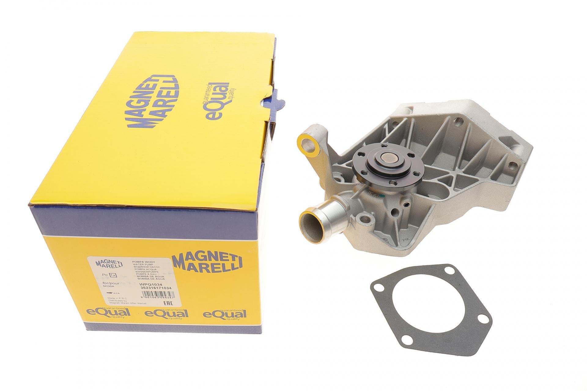 Насос воды MAGNETI MARELLI Skoda Fabia 1.4 99-03 352316171034 (25587879)