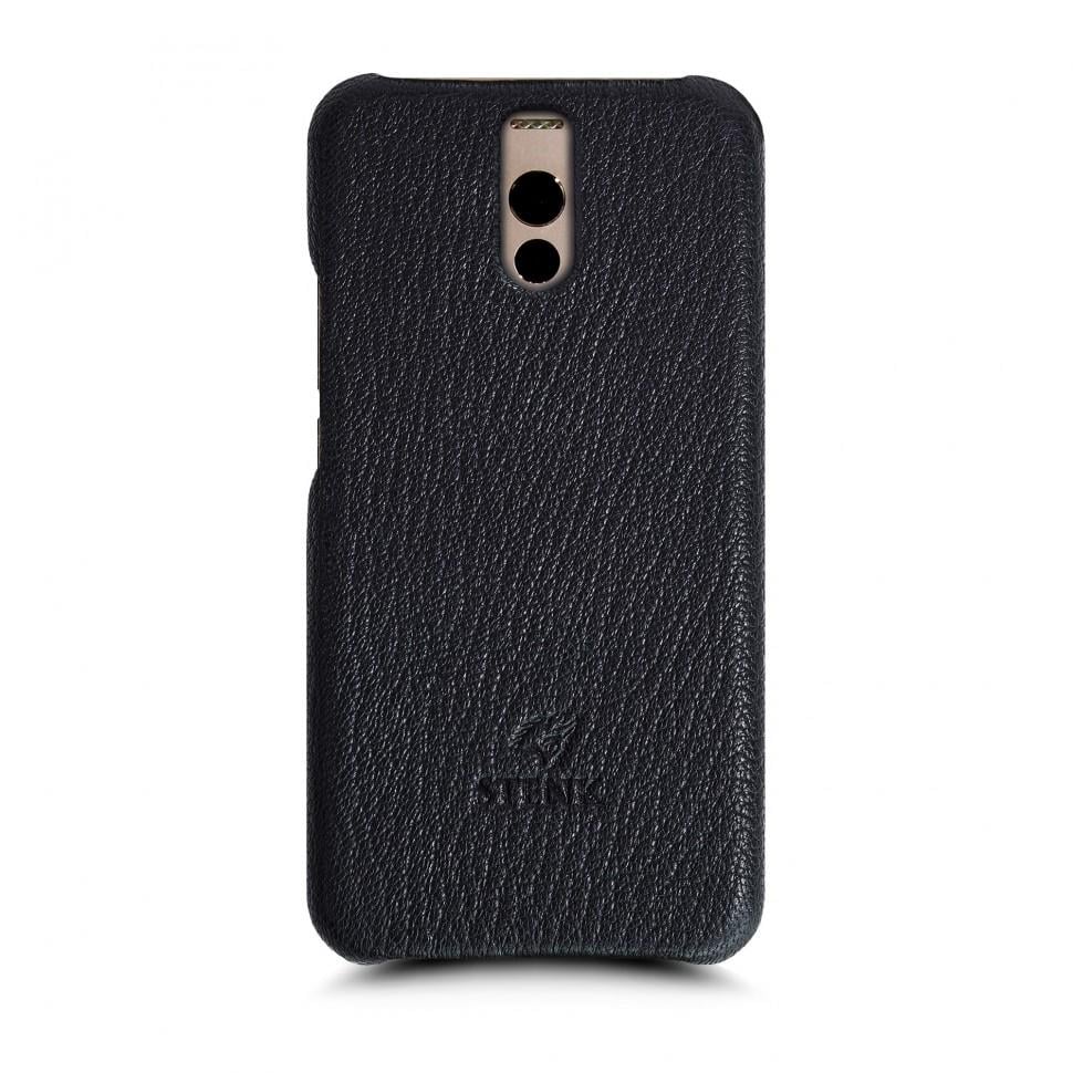 Кожаная накладка Stenk Cover для Meizu M6 Note Черный (69316)