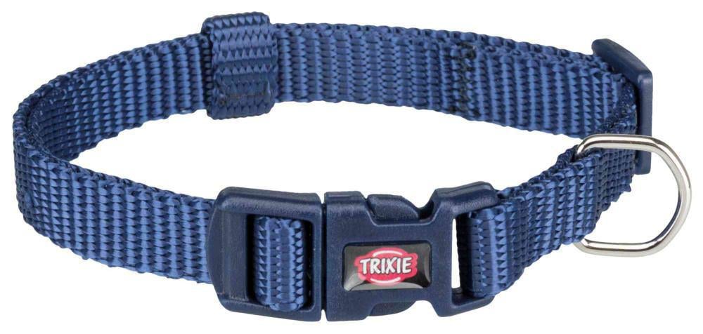 Ошейник Trixie нейлоновый Premium SM 30-45 см/15 мм Синий