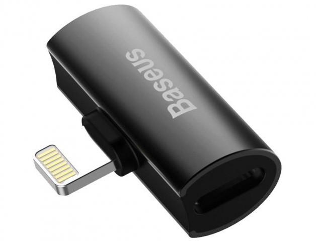 Переходник BASEUS Lightning-2Lightnig L46, черный