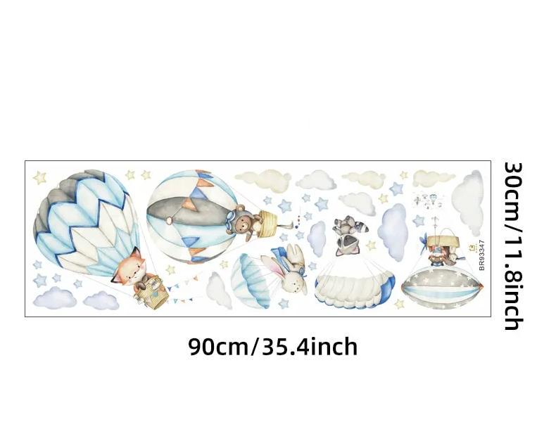 Набор наклеек на стену Воздушные шары BR93347 (81283313) - фото 4 Набор наклеек на стену Воздушные шары BR93347 (81283313) - фото 4