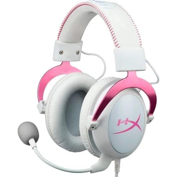 Наушники игровые с микрофоном HyperX Cloud II Розовый (KHX-HSCP-PK)