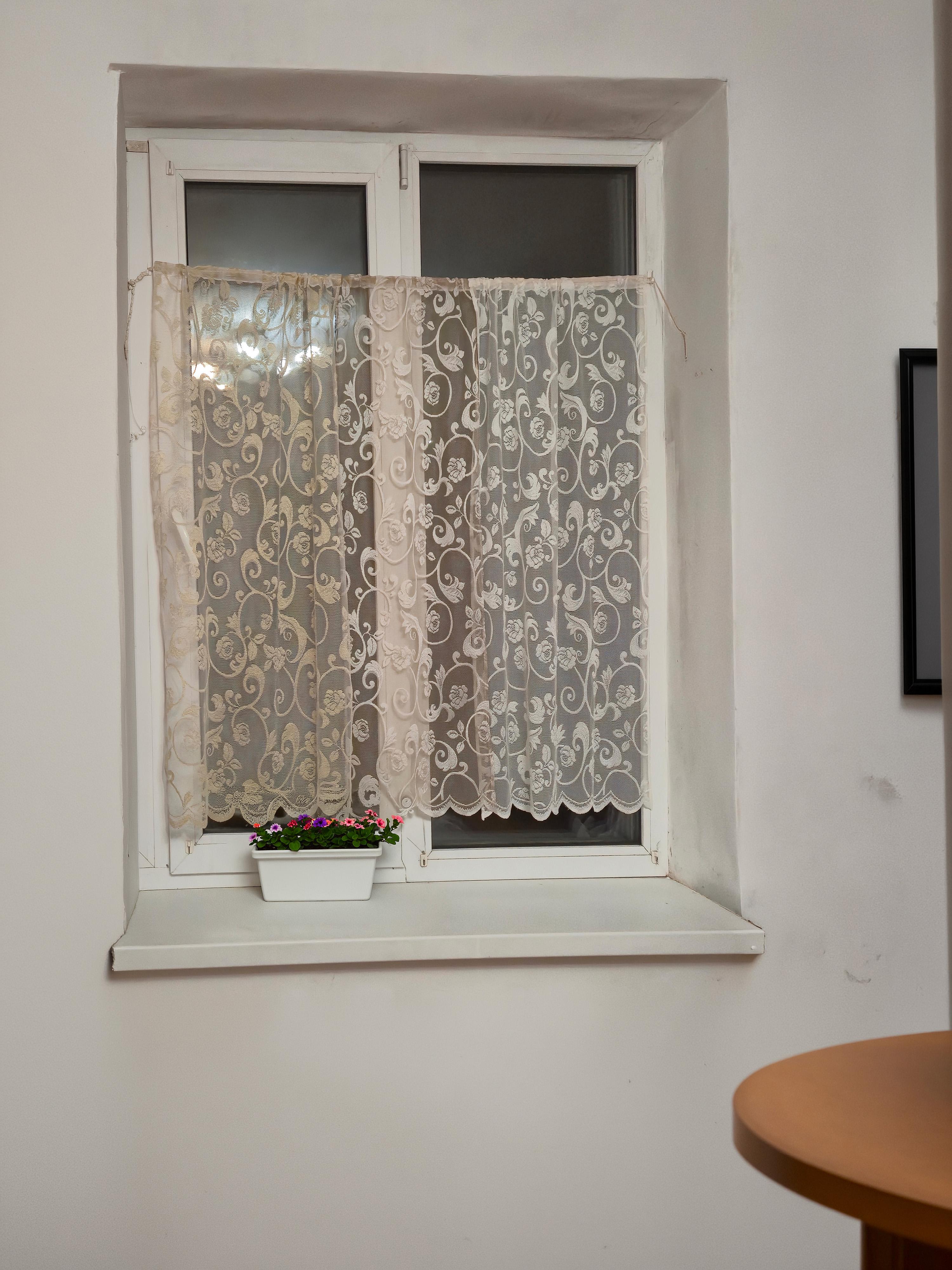 Комплект занавесок на створку окон Firanka Flowers 3 шт. 145x104 см Бежевый/Молочный (11_9ф)