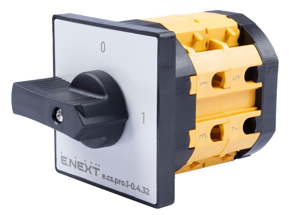 Перемикач пакетний E.NEXT e.cs.pro.1-0.4.32 0-1 4P 32A 440V (p093018)