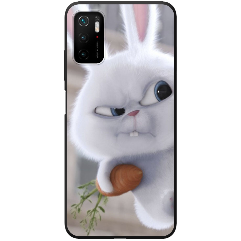 Чохол BoxFace Poco M3 Pro Rabbit Snowball Чорний силікон (42474-up1116-44013)