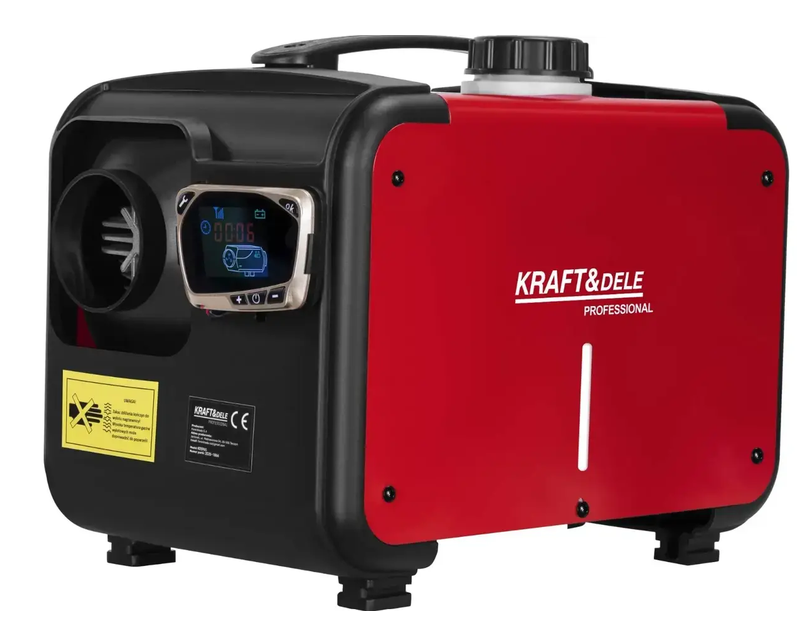 Обогреватель дизельный автономный Kraft&Dele KD5965 9 кВт 12/24 В 220–230 В с ЖК-дисплеем и пультом Красный (KD5965)