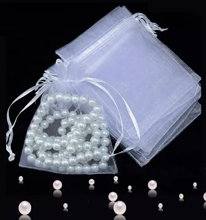 Мішечки для прикрас/подарунків та саше 7х9 см органза (30686575) - фото 4