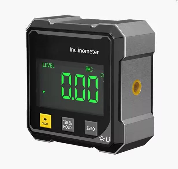 Інклінометр 4-сторонній магнітний цифровий кутомір Digital Inclinometer WD-105 з лазерним електронним транспортиром