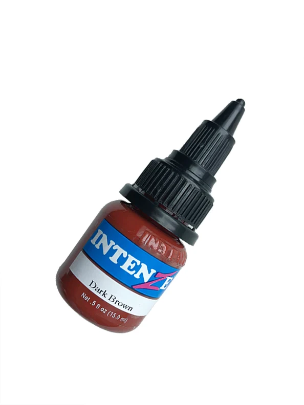 Тату краска Intenze Dark Brown 15 мл