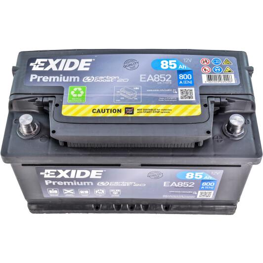 Акумулятор EXIDE PREMIUM R EN800 85 Ah-12 V 315х175х175 мм (ET9B-BS)