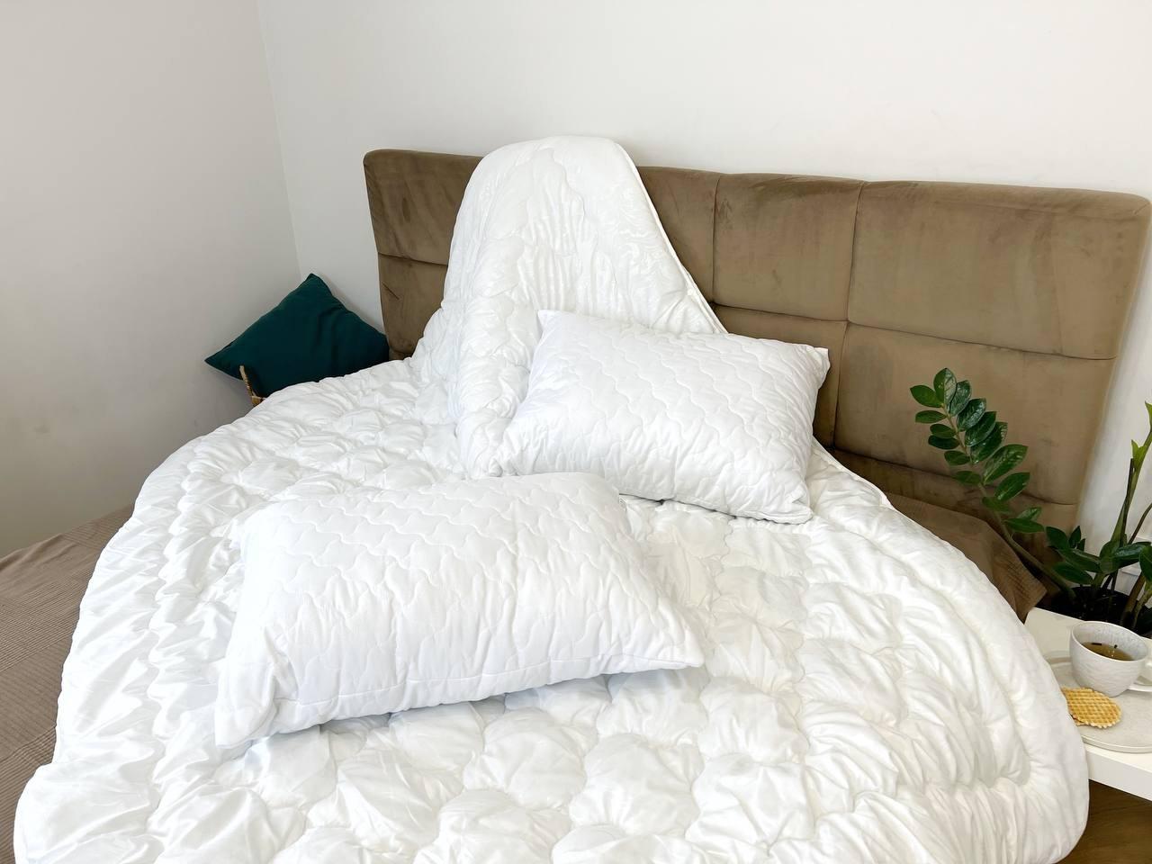 Одеяло четыре сезона антиаллергенное двуспальное 175х215 см Белый (61717731)