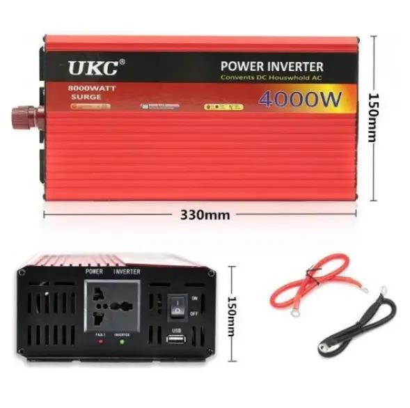 Перетворювач UKC 24V-220V AR 4000W з функцією плавного пуску - фото 2 Перетворювач UKC 24V-220V AR 4000W з функцією плавного пуску - фото 2