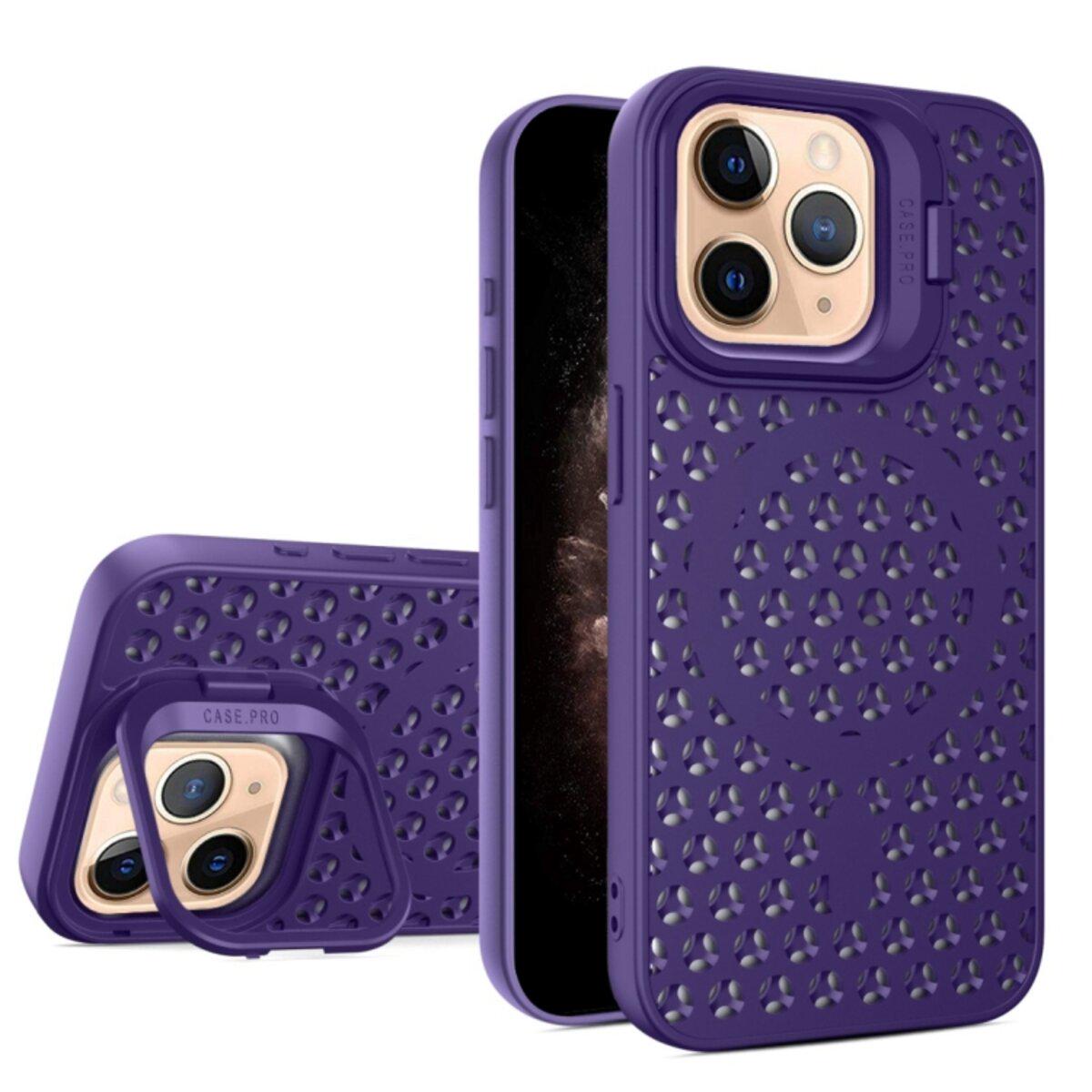 Протиударний чохол із підставкою Cosmic Grater Stand for Apple iPhone 11 Pro Purple