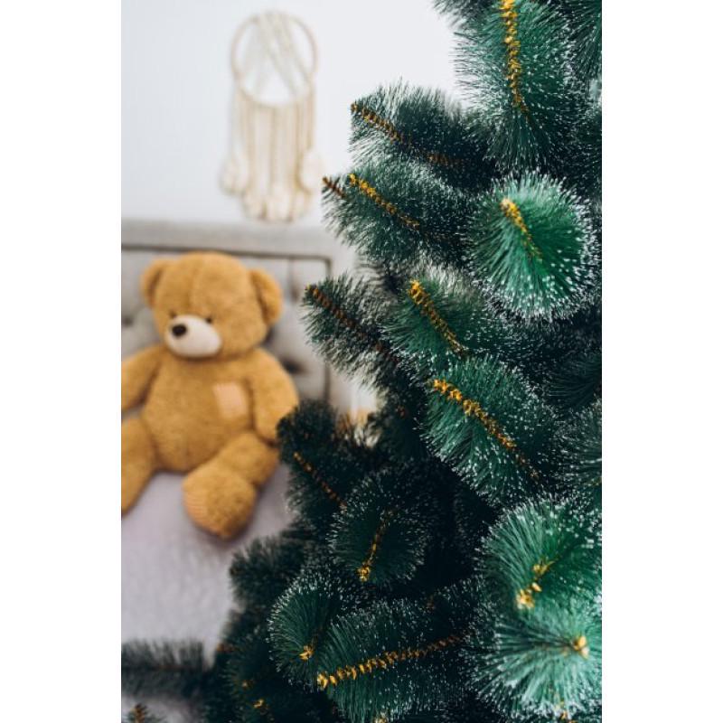 Штучна сосна з довгою голкою засніжена з білими кінчиками 2,1 м Зелений (22655673) - фото 3 Штучна сосна з довгою голкою засніжена з білими кінчиками 2,1 м Зелений (22655673) - фото 3