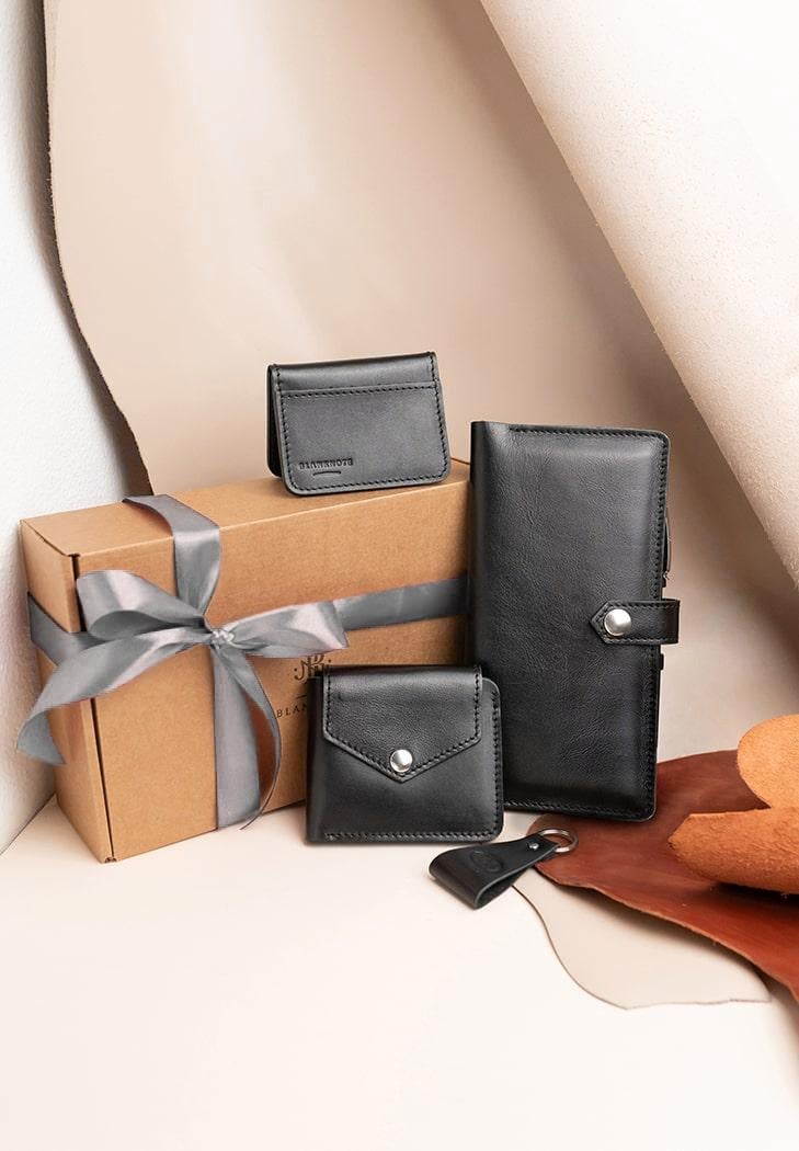 Набір шкіряних аксесуарів для мандрівника Дублін шкіра krast (A-026240)