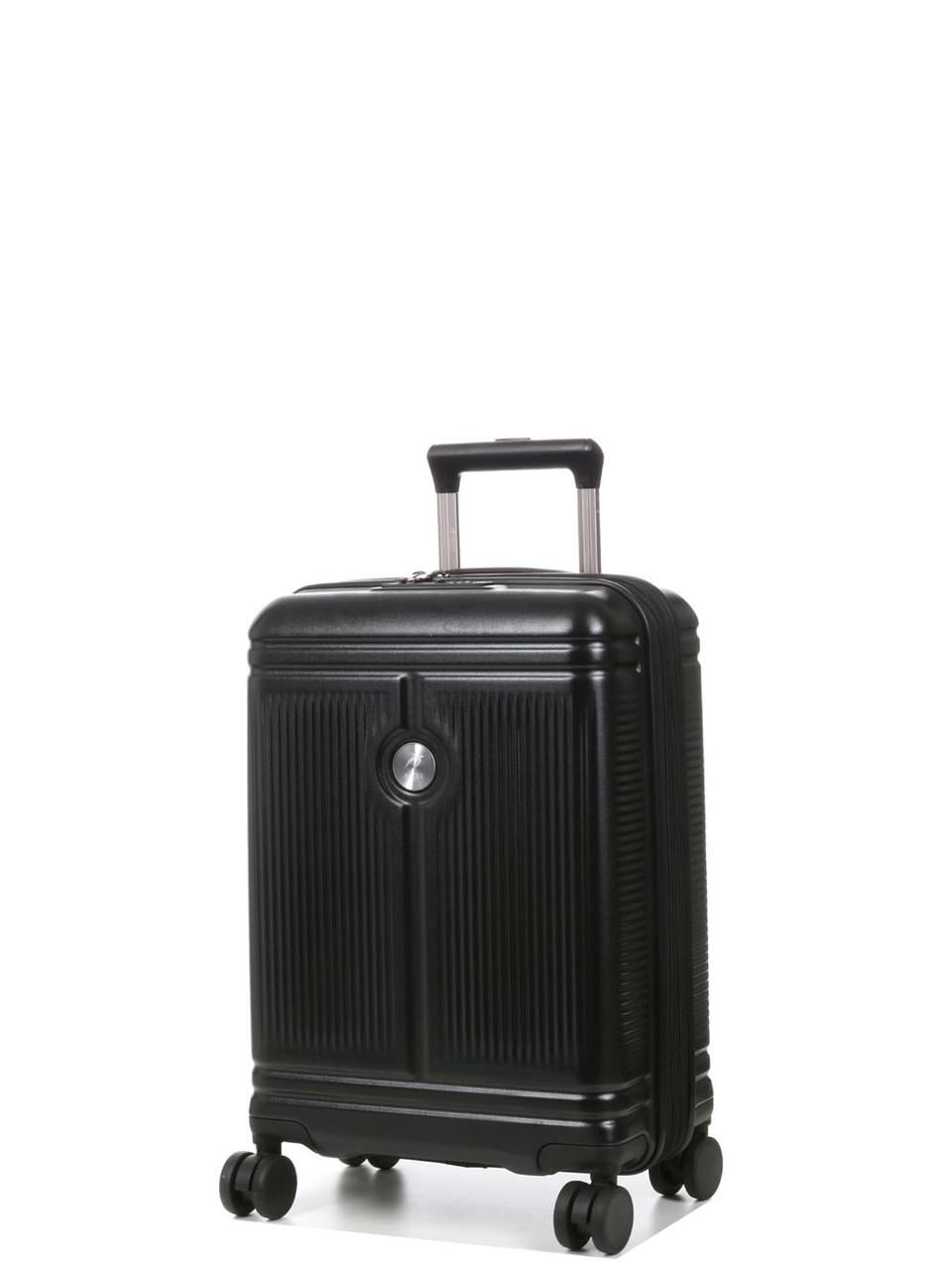 Чемодан мала Airtex поликарбонат S 55x35x20+5 см 48 л 2,8 кг Черный (649)