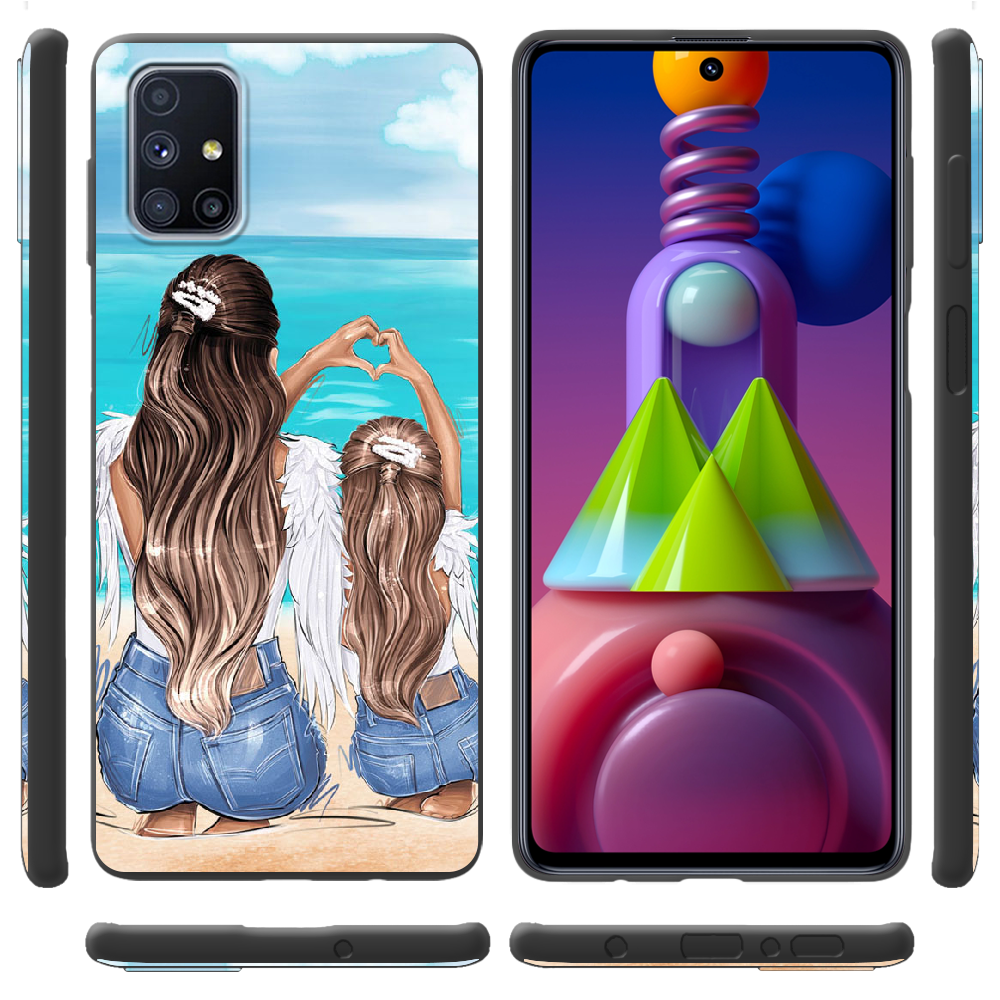 Чехол Boxface Samsung M515 Galaxy M51 Family Vacation Черный силикон (40937-up2380-41345) - фото 2