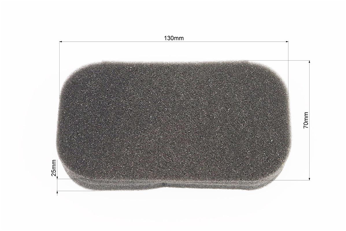 Фильтр воздушный-элемент поролон 130х70х25 мм для генераторов 2-3,5 кВт 168F/170F - фото 2 Фильтр воздушный-элемент поролон 130х70х25 мм для генераторов 2-3,5 кВт 168F/170F - фото 2