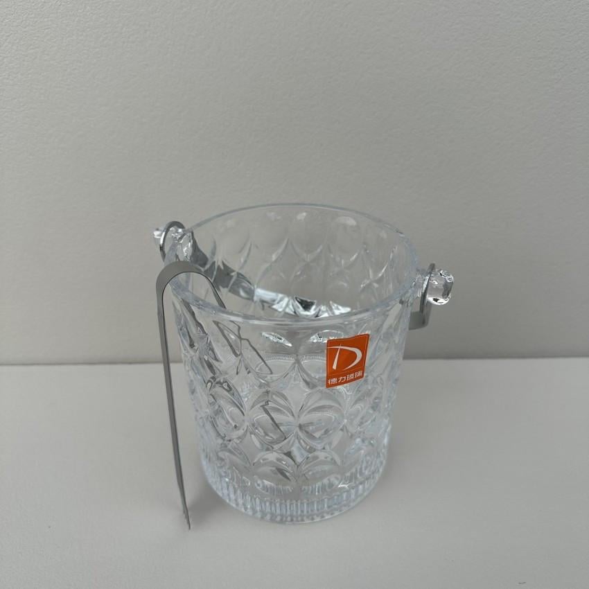 Ведро для льда стеклянное A-PLUS 3489 Бриллиант со щипцами 980 мл (2690548627) - фото 2 Ведро для льда стеклянное A-PLUS 3489 Бриллиант со щипцами 980 мл (2690548627) - фото 2