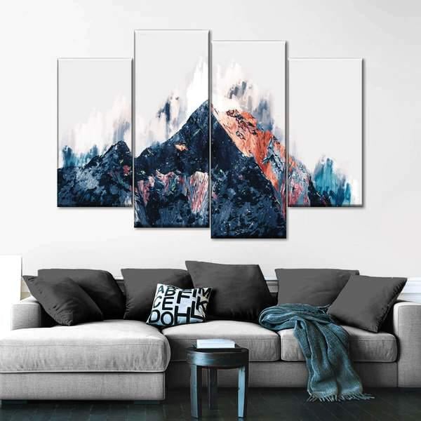 Модульная картина KIL Art Горный склон из четырех частей 129x90 см (M4_L_186) Модульная картина KIL Art Горный склон из четырех частей 129x90 см (M4_L_186)