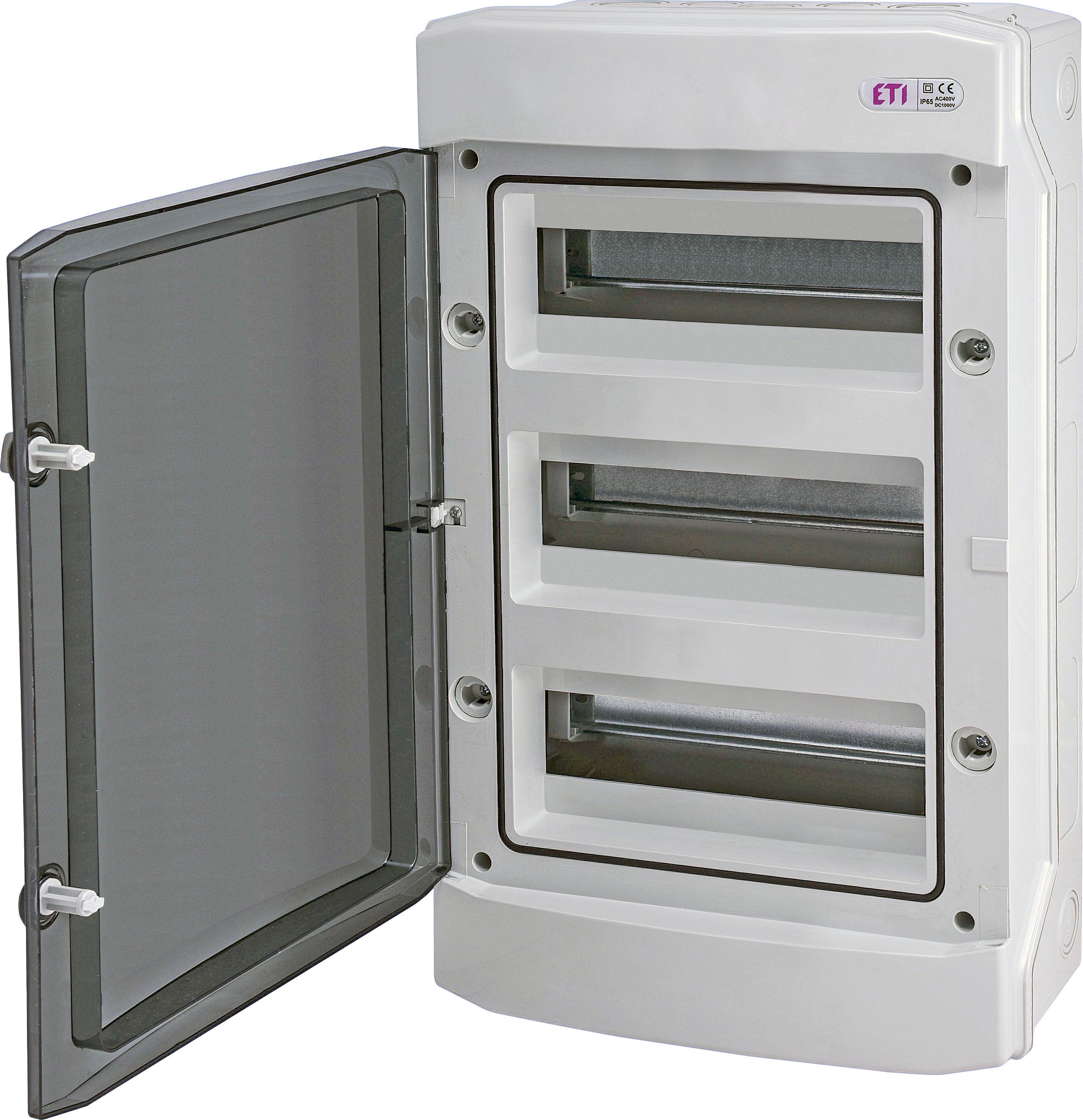 Щит распределительный ETI ECH36PT 36 модулей пластик 508х319х144 мм Прозрачный (1101064)