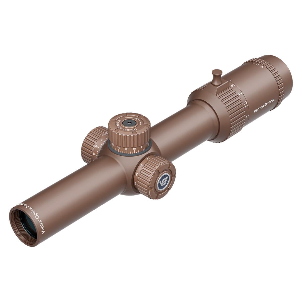 Прицел оптический Vector Optics Forester 1-8X24 30 мм SFP Coyote FDE Etched Glass