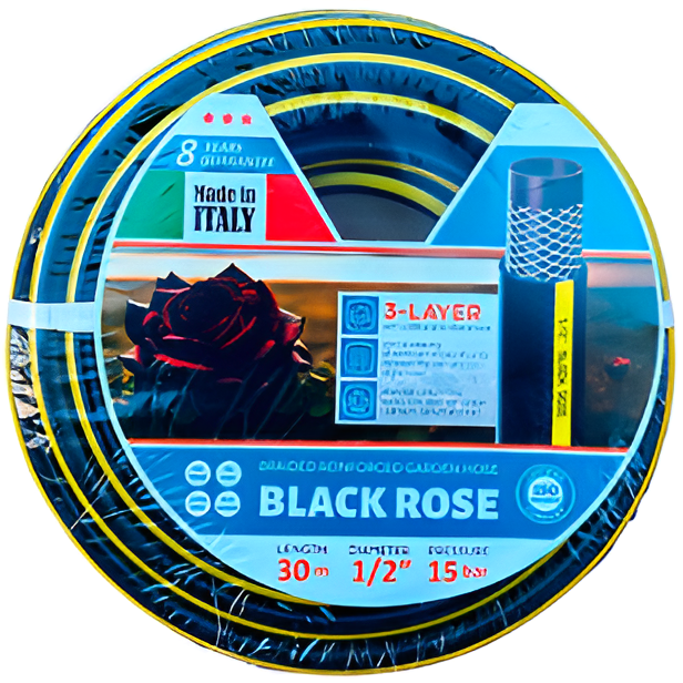 Шланг армированный Hose Black Rose 1/2" 30 м