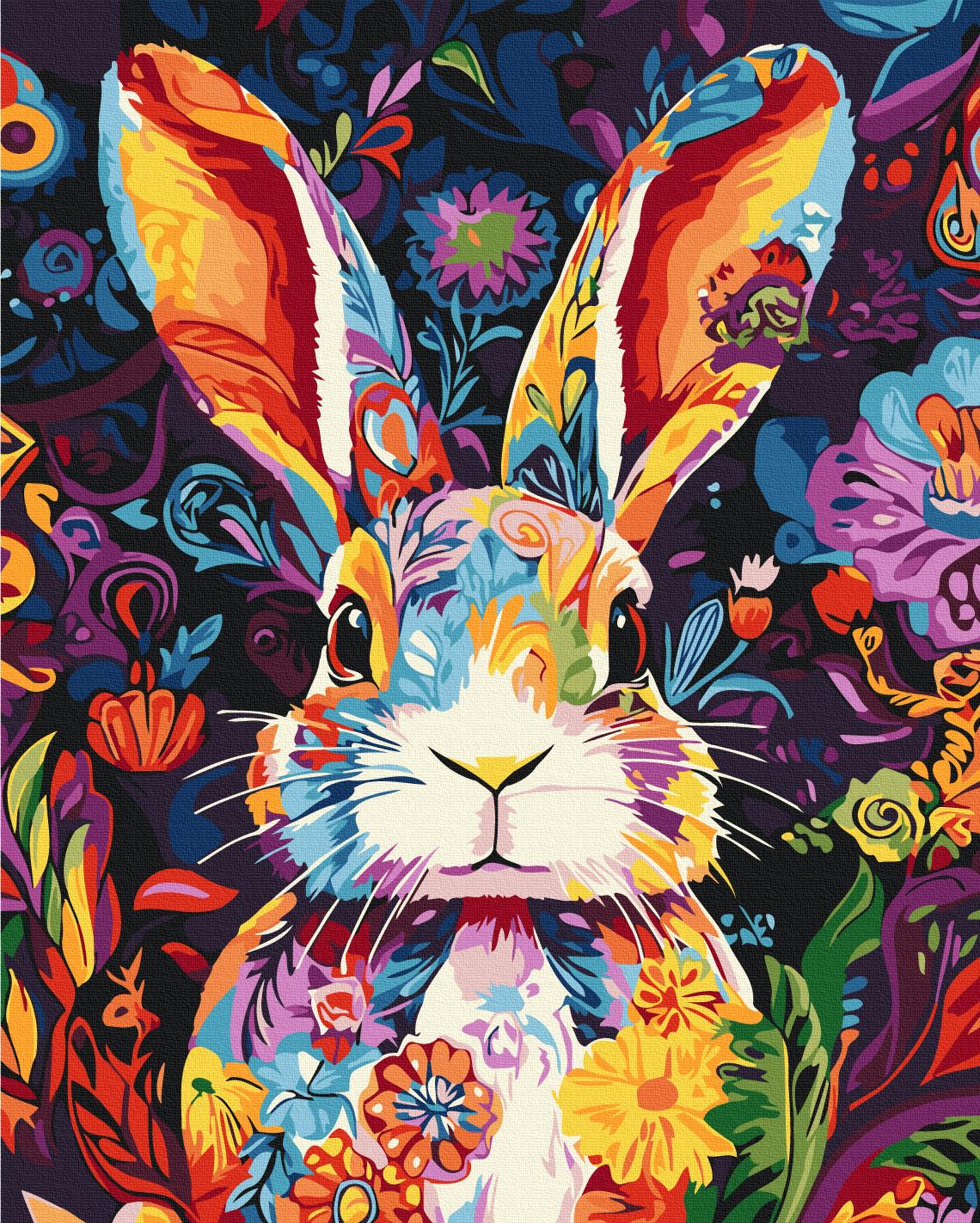 Картина по номерам Brushme Пушистый гость праздника 40x50 см (BS54292)